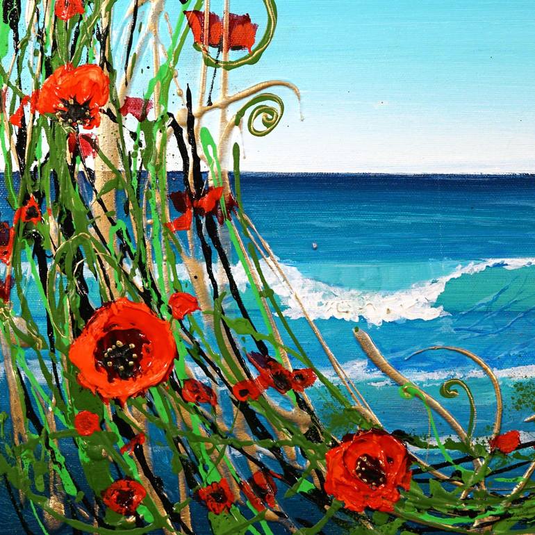 Original Beach Painting by Amanda Dagg