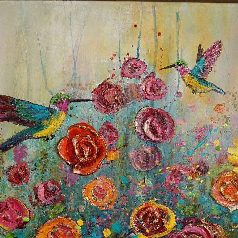 Original Contemporary Floral Painting by Amanda Dagg