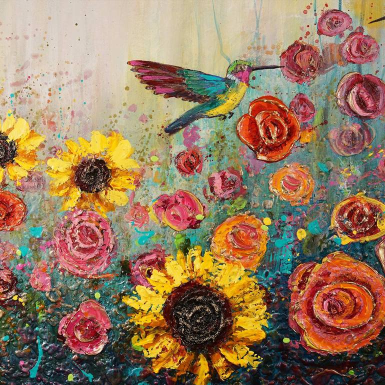 Original Contemporary Floral Painting by Amanda Dagg