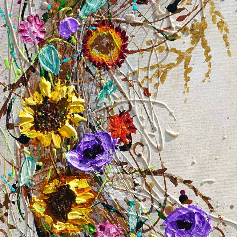 Original Contemporary Floral Painting by Amanda Dagg