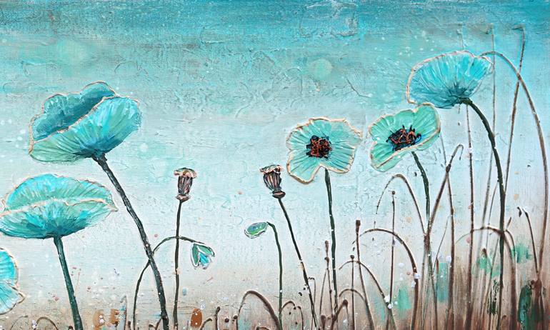 Original Contemporary Floral Painting by Amanda Dagg