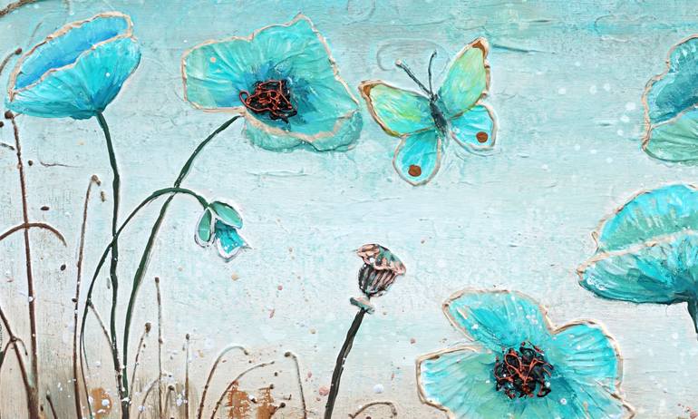 Original Contemporary Floral Painting by Amanda Dagg