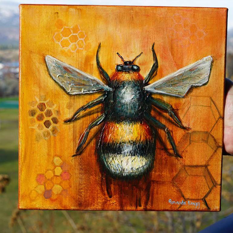 Original Contemporary Animal Painting by Amanda Dagg