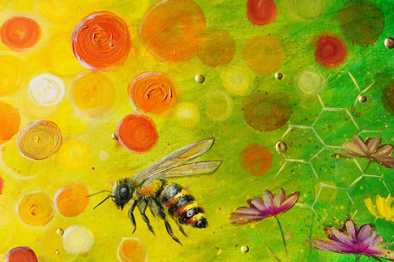 Original Symbolism Nature Painting by Amanda Dagg