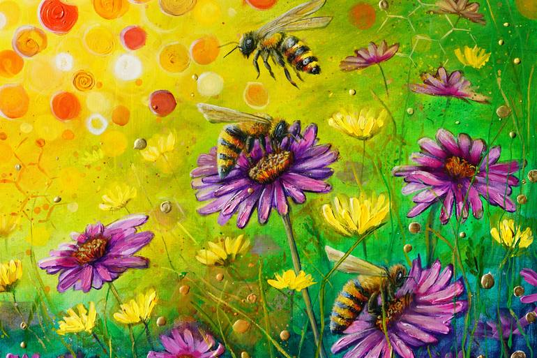 Original Symbolism Nature Painting by Amanda Dagg