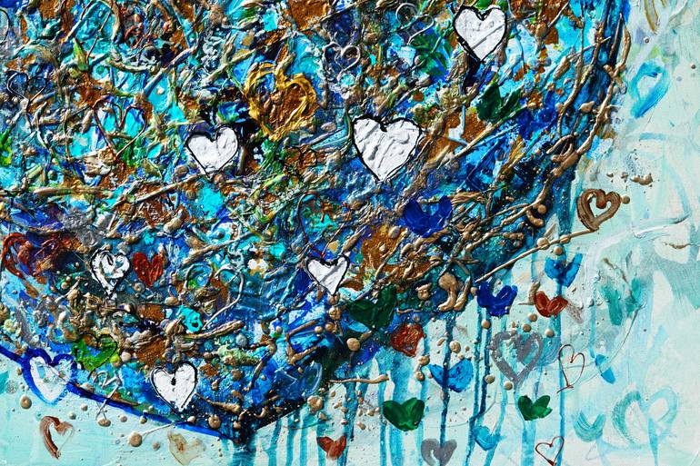 Original Abstract Expressionism Love Painting by Amanda Dagg