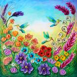 Hummingbird Flight by Amanda Dagg