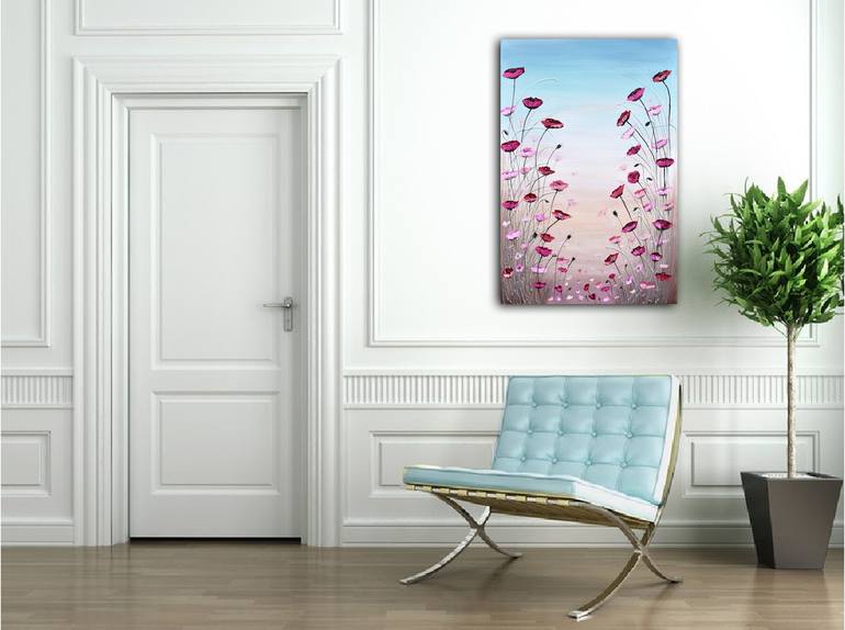 Original Expressionism Floral Painting by Amanda Dagg