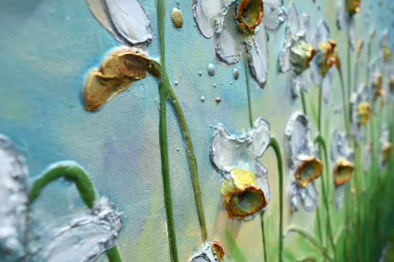 Original Abstract Floral Painting by Amanda Dagg