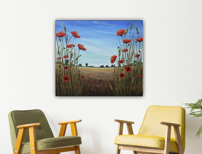 Original Expressionism Landscape Painting by Amanda Dagg