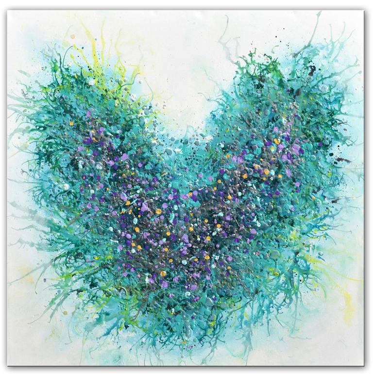 Original Abstract Love Painting by Amanda Dagg