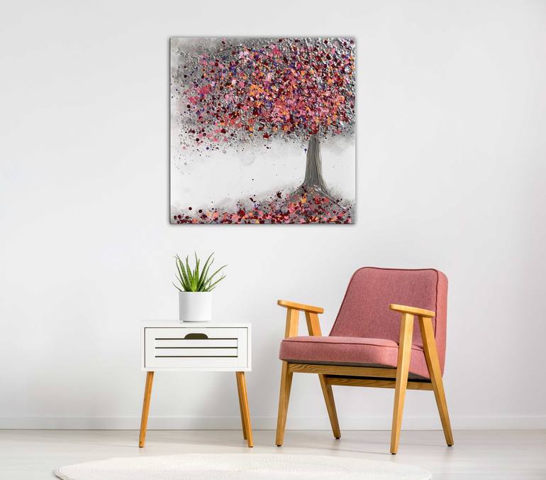 Original Abstract Tree Painting by Amanda Dagg