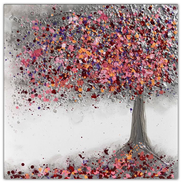 Original Abstract Tree Painting by Amanda Dagg