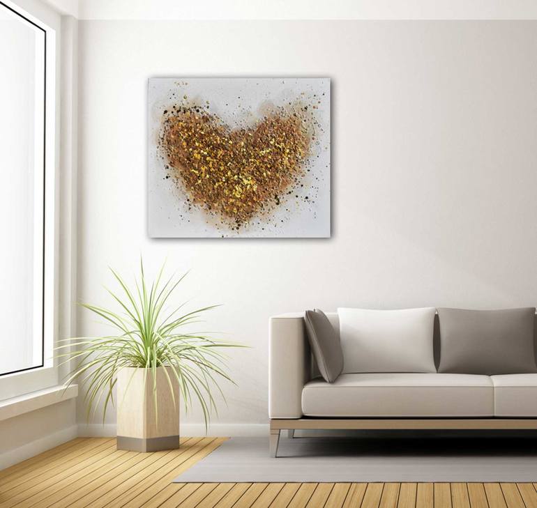 Original Abstract Love Painting by Amanda Dagg