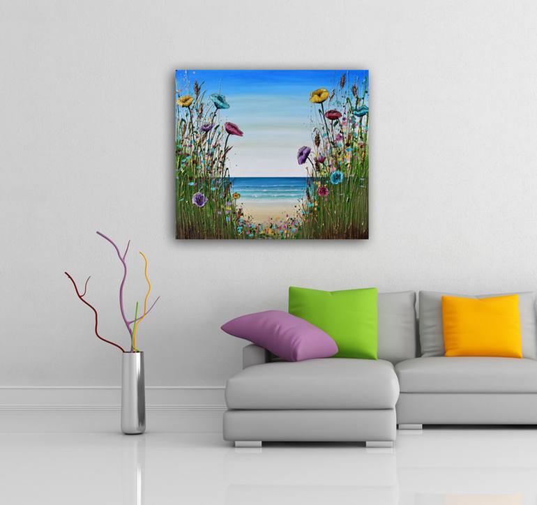 Original Expressionism Seascape Painting by Amanda Dagg