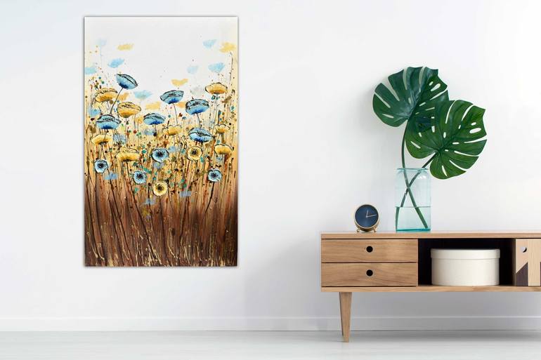 Original Expressionism Floral Painting by Amanda Dagg