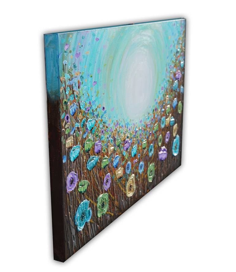 Original Abstract Expressionism Floral Painting by Amanda Dagg