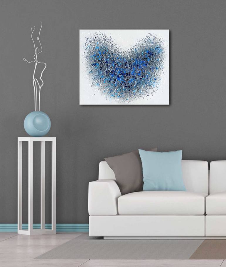 Original Abstract Love Painting by Amanda Dagg