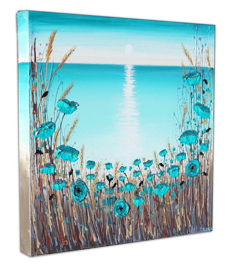 Original Expressionism Seascape Painting by Amanda Dagg
