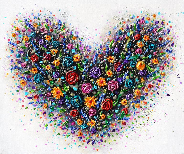 Heart of Hope Painting by Amanda Dagg | Saatchi Art