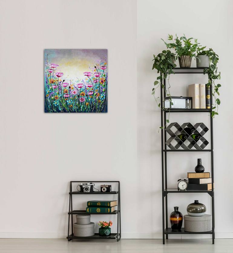 Original Expressionism Floral Painting by Amanda Dagg