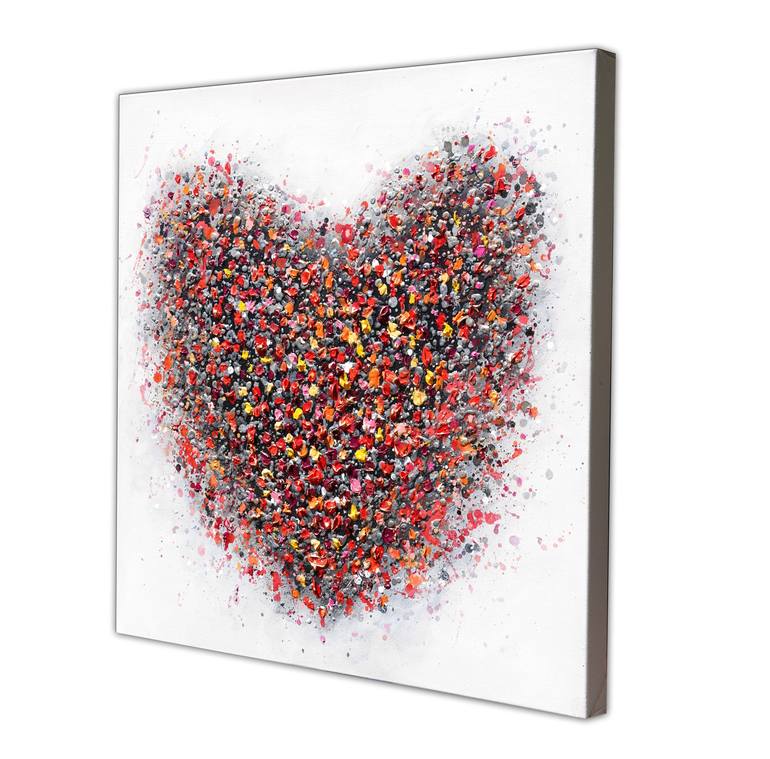 Original Abstract Love Painting by Amanda Dagg