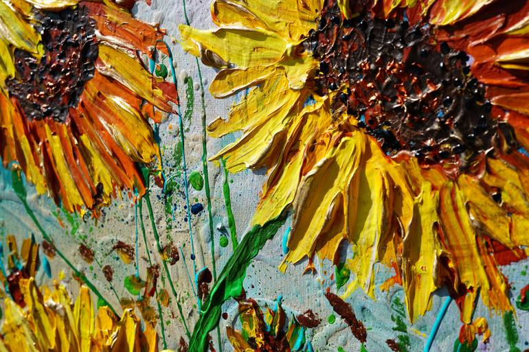 Original Expressionism Floral Painting by Amanda Dagg