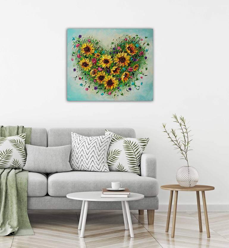 Original Abstract Expressionism Floral Painting by Amanda Dagg