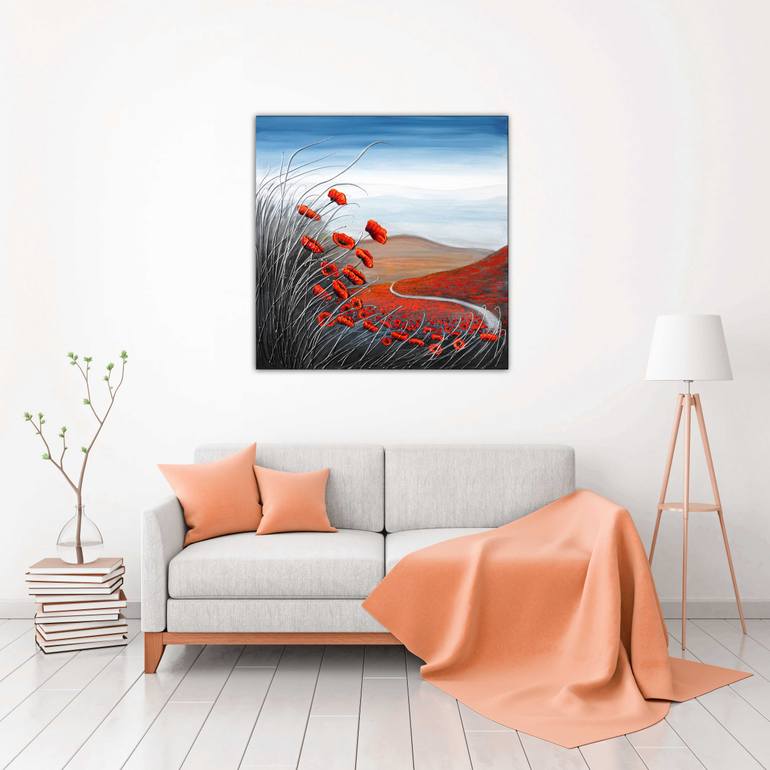 Original Expressionism Landscape Painting by Amanda Dagg