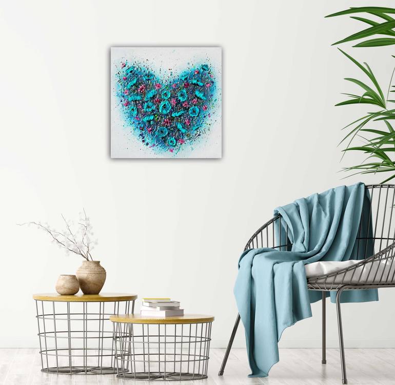 Original Abstract Love Painting by Amanda Dagg