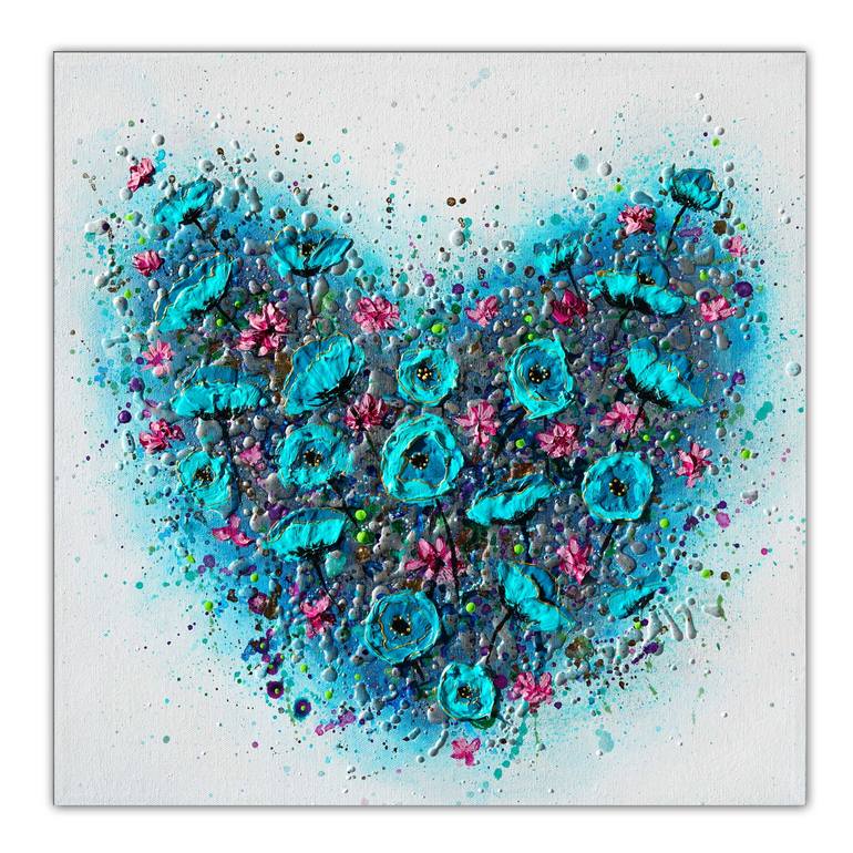 Original Abstract Love Painting by Amanda Dagg