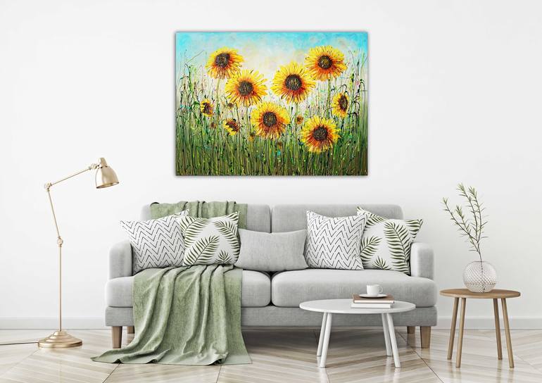 Original Abstract Expressionism Floral Painting by Amanda Dagg