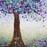 Purple Blossom Painting by Amanda Dagg