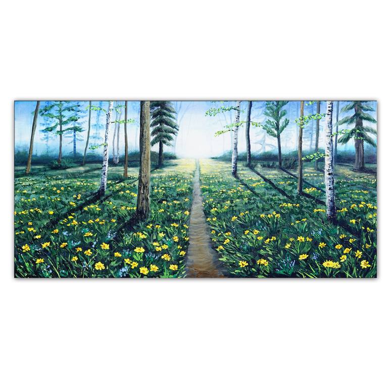 Original Impressionism Landscape Painting by Amanda Dagg