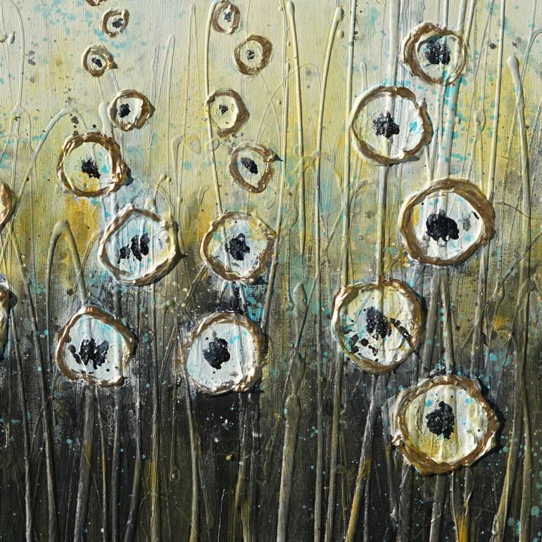 Original Abstract Expressionism Floral Painting by Amanda Dagg