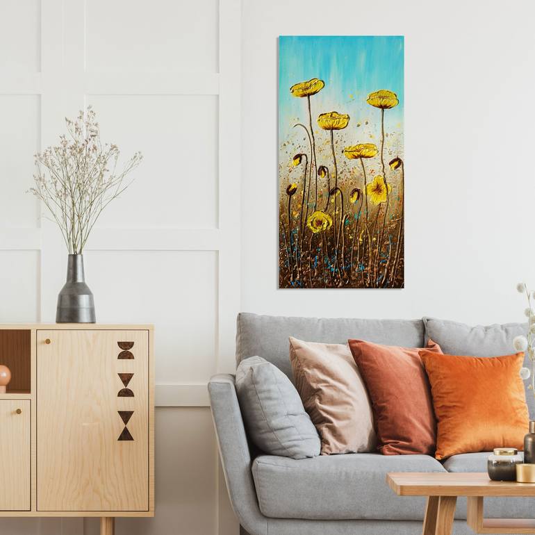 Original Expressionism Floral Painting by Amanda Dagg