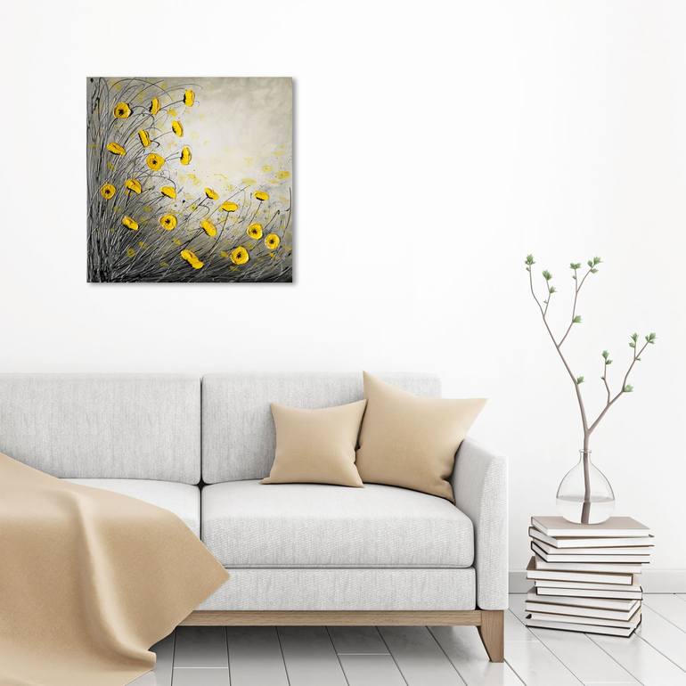 Original Expressionism Floral Painting by Amanda Dagg