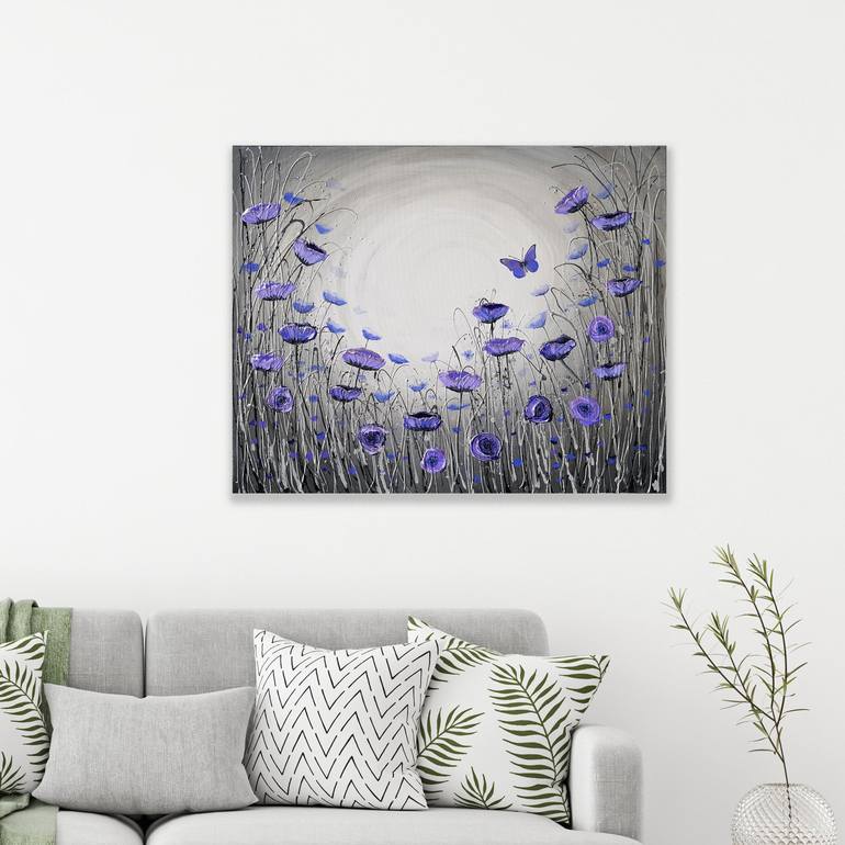 Original Impressionism Floral Painting by Amanda Dagg