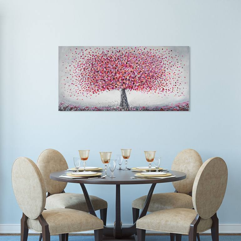 Original Impressionism Tree Painting by Amanda Dagg