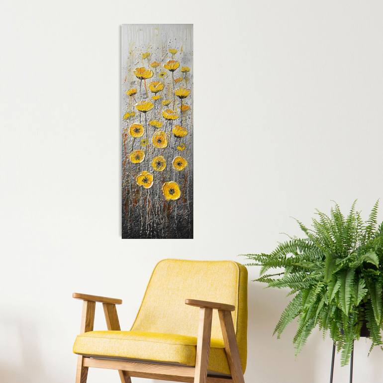 Original Expressionism Floral Painting by Amanda Dagg