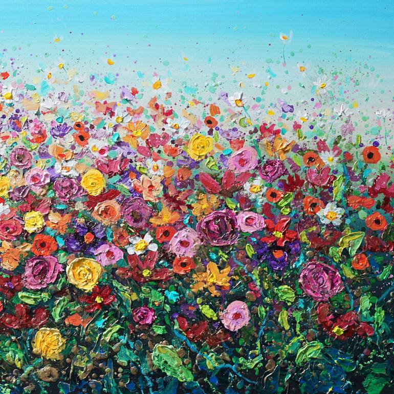 Original Floral Painting by Amanda Dagg