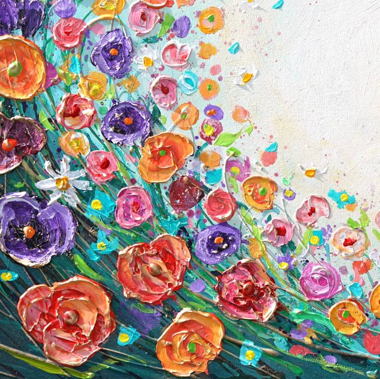 Original Floral Painting by Amanda Dagg