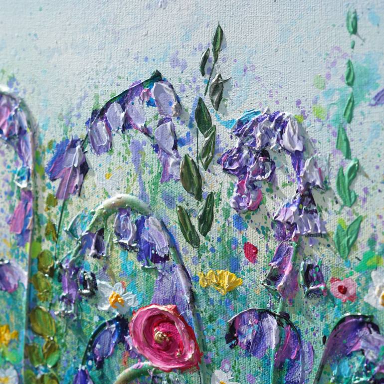 Original Expressionism Floral Painting by Amanda Dagg