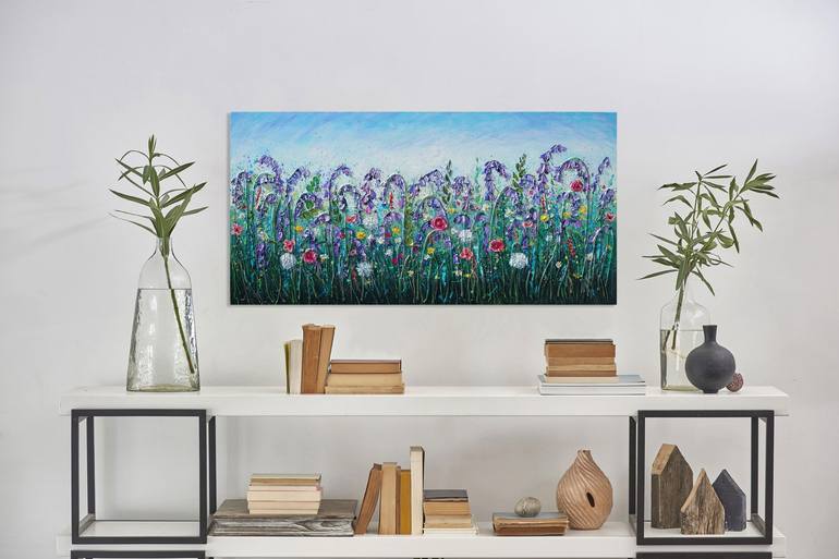 Original Expressionism Floral Painting by Amanda Dagg