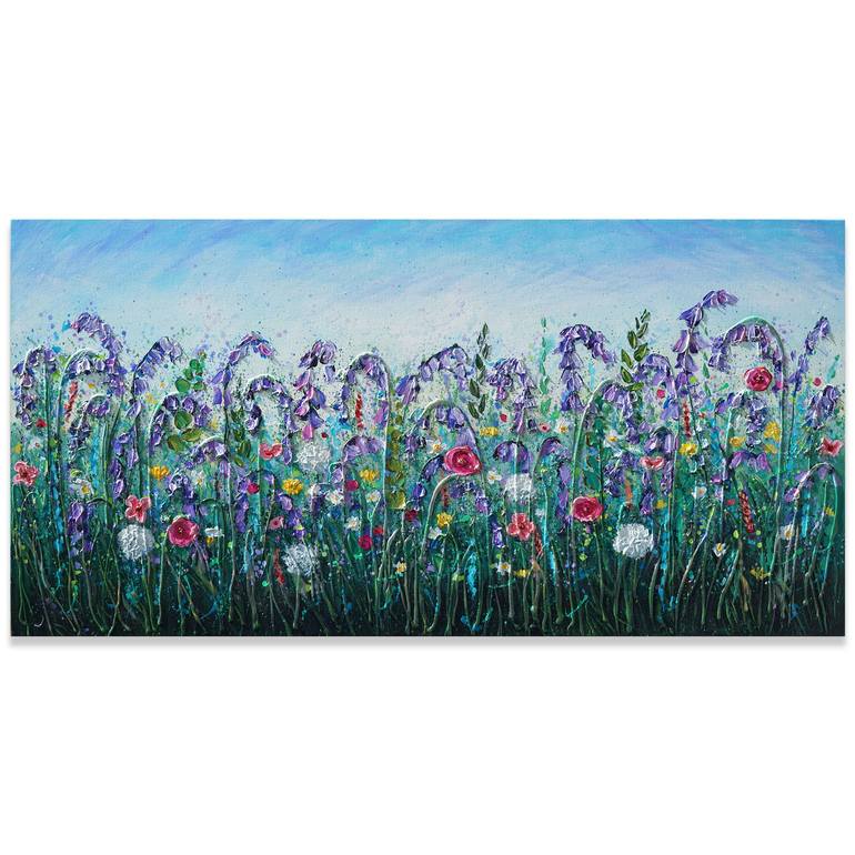 Original Expressionism Floral Painting by Amanda Dagg