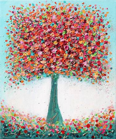 Original Expressionism Tree Paintings by Amanda Dagg