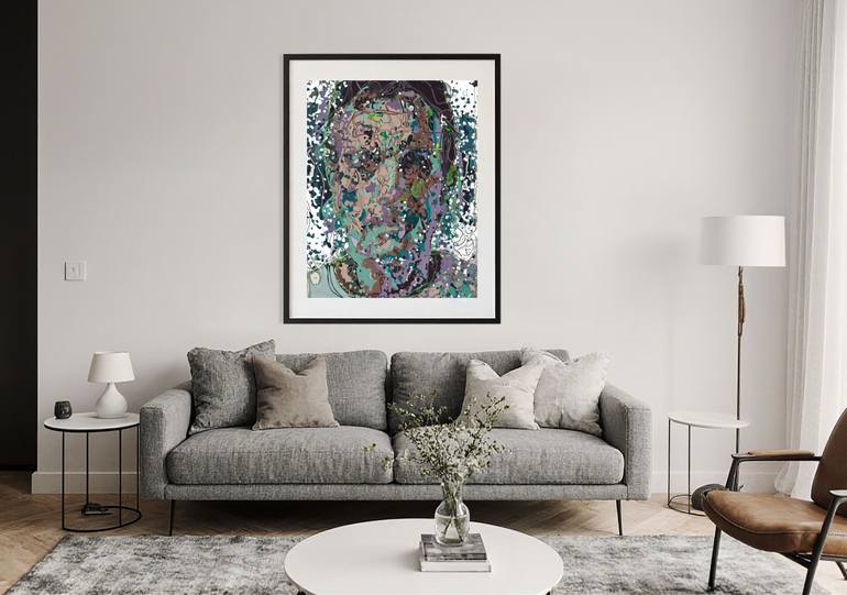 Original Abstract People Digital by Charles Graef