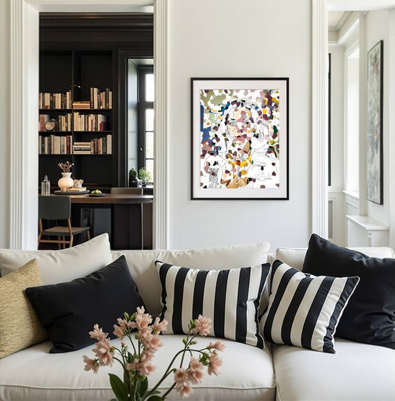Original Abstract People Digital by Charles Graef