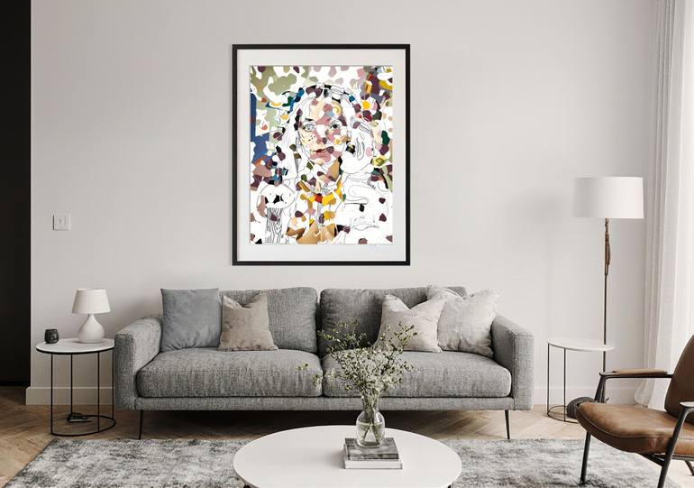 Original Abstract People Digital by Charles Graef