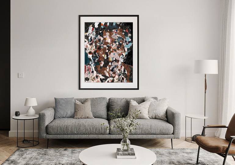Original Abstract People Digital by Charles Graef